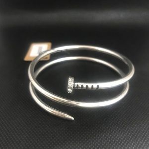 Silver Nail bracelet